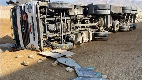 انقلاب سيارة نقل