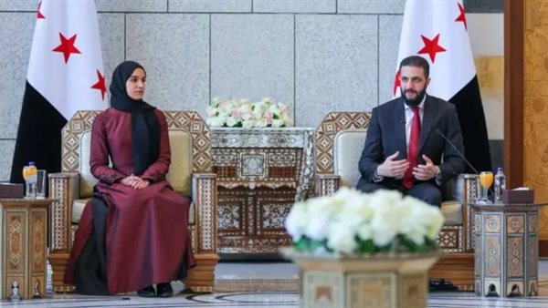 أحمد الشرع وزوجته