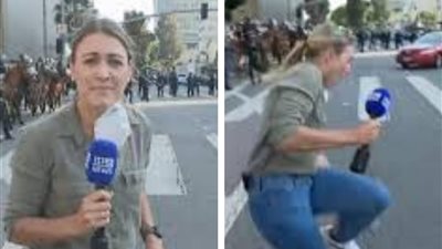  برصاص مطاطي.. إصابة مراسلة صحفية خلال تغطيتها احتجاجات لوس أنجلوس 