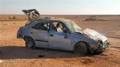 إصابة 5 أشخاص في حادث تصادم على طريق سيوة مطروح