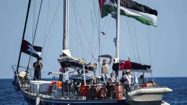 نشطاء أسطول غزة سفينة