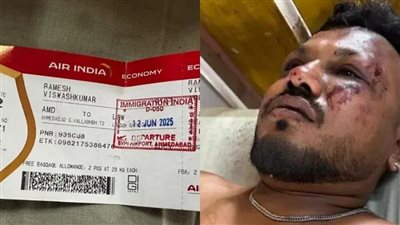 نجا من الموت بأعجوبة.. راكب يروي لحظات مروعة من داخل الطائرة الهندية المنكوبة: استيقظتُ والجثث من حولي