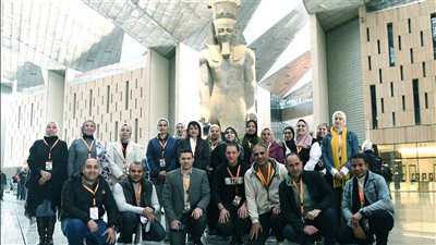 استعدادا لافتتاحه.. المتحف المصري الكبير يرفع كفاءة موظفيه | صور 