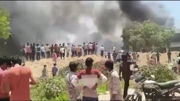 حادث سقوط طائرة الهند