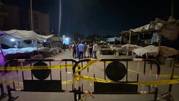 غلق سوق المنطقة الرابعة