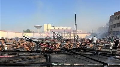 نقل لجان امتحانات كلية التربية الرياضية بمدينة السادات إلى مقر جديد بعد حريق خيمة الامتحان