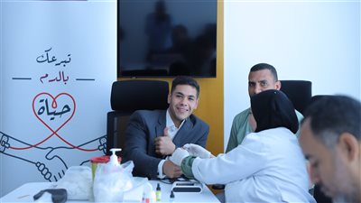 بنك مصر يطلق من جديد حملة للعاملين به للتبرع بالدم