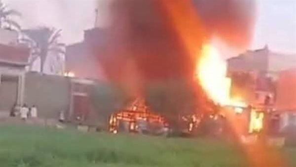 صورة من الحريق 