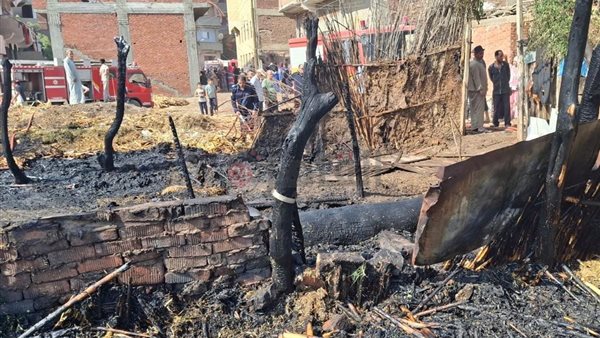 جانب من الحريق 