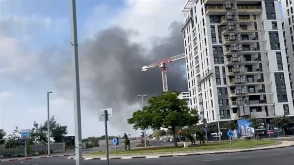 جانب من القصف الإيراني