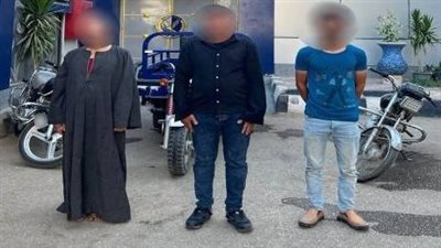 القبض على عصابة سرقة الدراجات النارية في بني سويف
