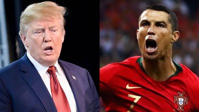 نلعب من أجل السلام.. رونالدو يمنح ترامب قميصه بمنتخب البرتغال مدونا عليه رسالة خاصة