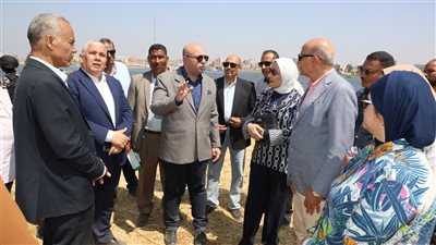 محافظ بني سويف يتفقد الموقف التنفيذي لمشروع المرسى السياحي على الساحل الشرقي لنهر النيل