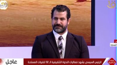 “سينما ودراما”.. محمود حافظ يقف أمام السيسي مرتين (فيديو)