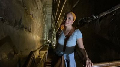 “صباح المغامرات”.. نسرين طافش تزور أهرامات الجيزة وتخضع لجلسة تصوير (صور)