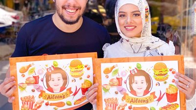 أحمد حسن وزينب يفتتحان مطعمًا: “أجمل يوم في حياتنا” (صورة)