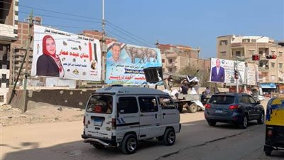 “مادفعوش الغرامة”.. حملة لإزالة لافتات مرشحي مجلس النواب بالشرقية (صور)