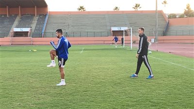 تدريبات خاصة لثلاثي بيراميدز استعداداً لحوريا كوناكري (صور)