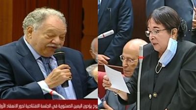 يحيى الفخراني وسميرة عبد العزيز يؤديان اليمين الدستورية بمجلس الشيوخ