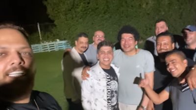 عمر كمال ينهي خلافه مع باسم سمرة: “هغني في مسلسلك الجاي” (فيديو)