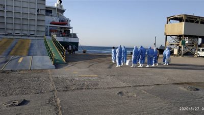 تداول 105875 طنًا و2655 حاوية و9837 شاحنة بميناء الإسكندرية خلال 24 ساعة