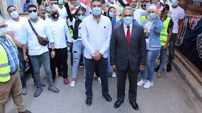 بمسيرة شبابية.. النائب أحمد السجيني يدلي بصوته في انتخابات مجلس النواب 2020 (صور)