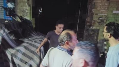 انفجار ماسورة غاز بمنطقة حدائق المعادي (صور)