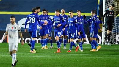 ليستر سيتي يمطر شباك ليدز يونايتد برباعية في الدوري الإنجليزي