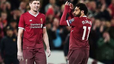 محمد صلاح يعادل رقم جيرارد التاريخي في دوري أبطال أوروبا