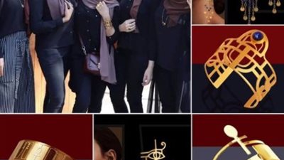 قطع حلي فرعونية مع بردي يحمل عنها معلومات.. مشروع تخرج 5 فتيات بفنون “حلوان” يصل للمشاهير