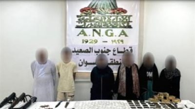 استهداف وتصفية بؤر إجرامية وضبط كميات كبيرة للمخدرات بأسوان