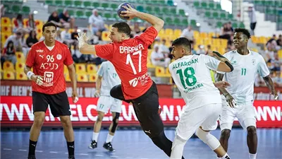 منتخب شباب اليد يفوز على السعودية في أولى مبارياته ببطولة العالم