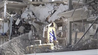 إسرائيل تبدأ عملية هدم المباني المتضررة من القصف الصاروخي الإيراني | صور