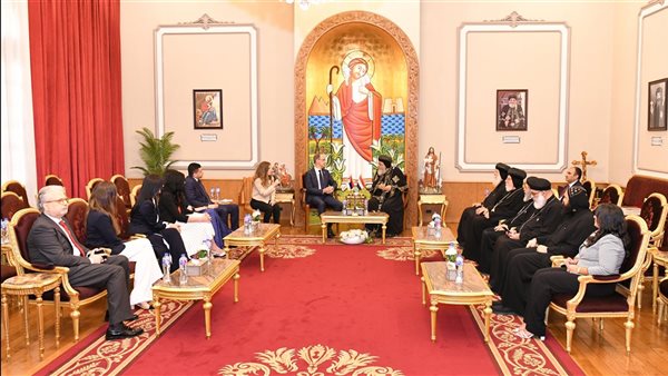 البابا تواضروس يستقبل