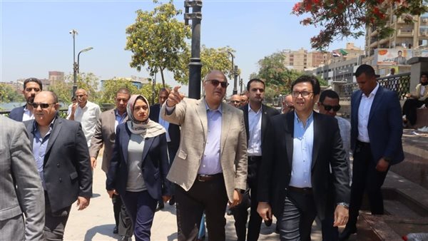 جانب من جولة وزير