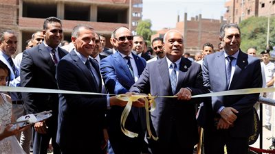 رئيس هيئة النيابة الإدارية والأمين العام يشهدان افتتاح المبنى الجديد في كوم أمبو بأسوان