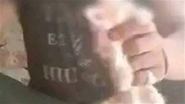 مشهد من المقطع المصور