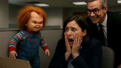 موظفة تقاضي مديرها في بنك أمريكي شهير بسبب الدمية تشاكي.. ما القصة؟