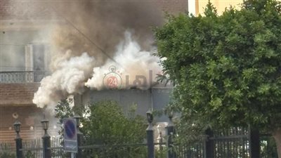 اندلاع حريق في كشك كهرباء بمنطقة مجمع المصالح بالمنوفية