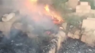 ولع في القبور ومشي.. غضب بين أهالي الوادي الجديد بعد إشعال أحد الأشخاص النيران في المقابر