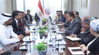 وزير الصحة يبحث مع شركة برجيل القابضة الإماراتية إنشاء مراكز علاج أورام وزراعة نخاع بمصر