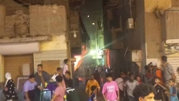 الشارع الذي شهد الحريق