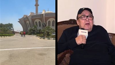 وصول جثمان الفنان عماد محرم إلى مسجد الشرطة بالشيخ زايد استعدادًا لصلاة الجنازة