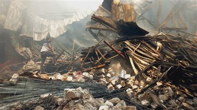 حريق يلتهم حوشًا و4 منازل في سوهاج