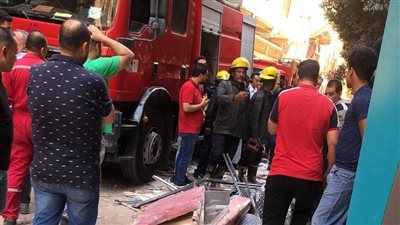 إصابة 5 أشخاص في حريق مطعم شهير بالمحلة 