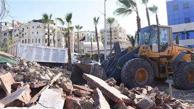 حملة مكبرة لإزالة التعديات على أراضي الدولة بمحيط منطقة قلعة قايتباي