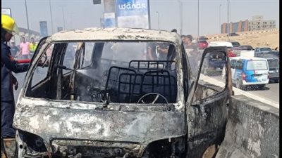 إصابة 7 أشخاص في حادث تصادم أعلى محور 26 يوليو تجاه الشيخ زايد | صور 