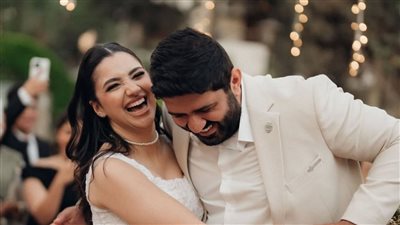 الصور الأولى من عقد قران البلوجر كنزي مدبولي