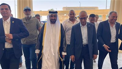 وصول وفد البرلمان العربي إلى شمال سيناء لزيارة معبر رفح والمصابين الفلسطينيين بالعريش