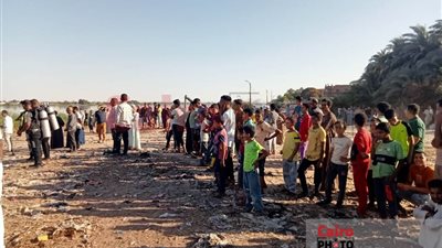 الصور الأولى من موقع حادث مصرع 3 فتيات وشاب غرقًا بالمنيا
